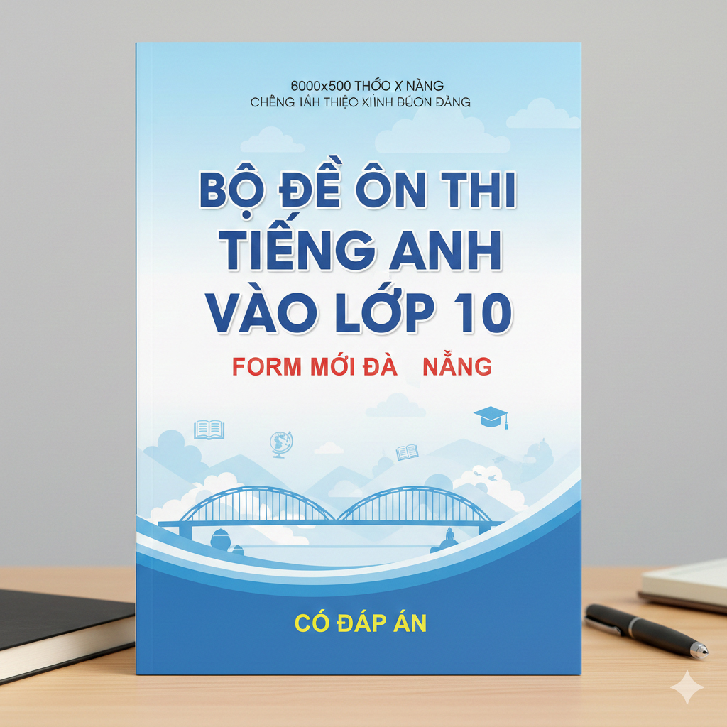Bộ đề ôn Tiếng anh vào 10 Form mới Đà nẵng có đáp án